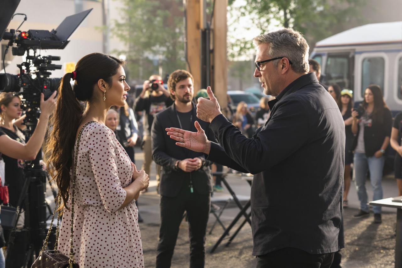 知名导演与女主角片场争吵视频曝光,双方工作室紧急回应